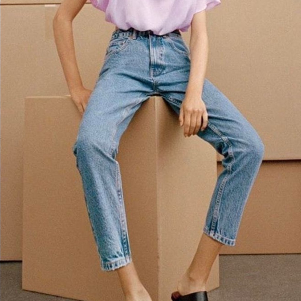 Zara mom jeans